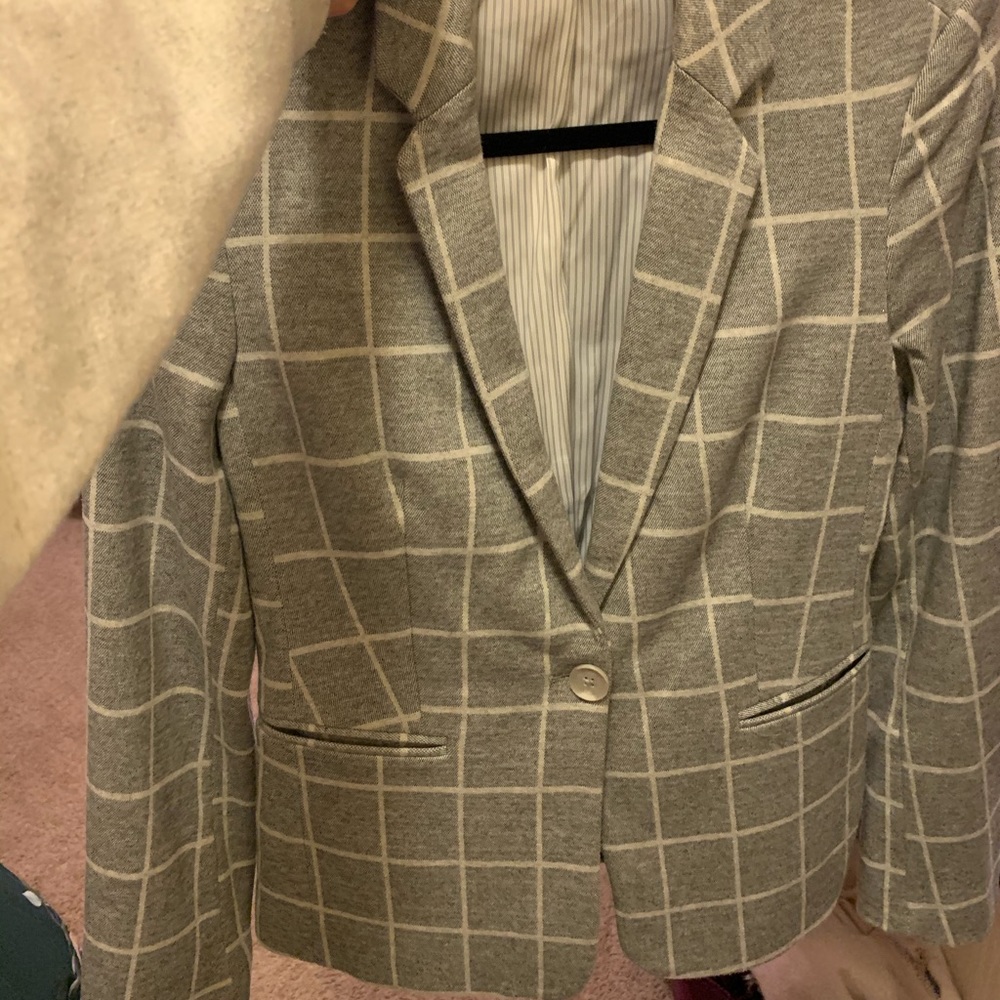 Express Windowpane Blazer